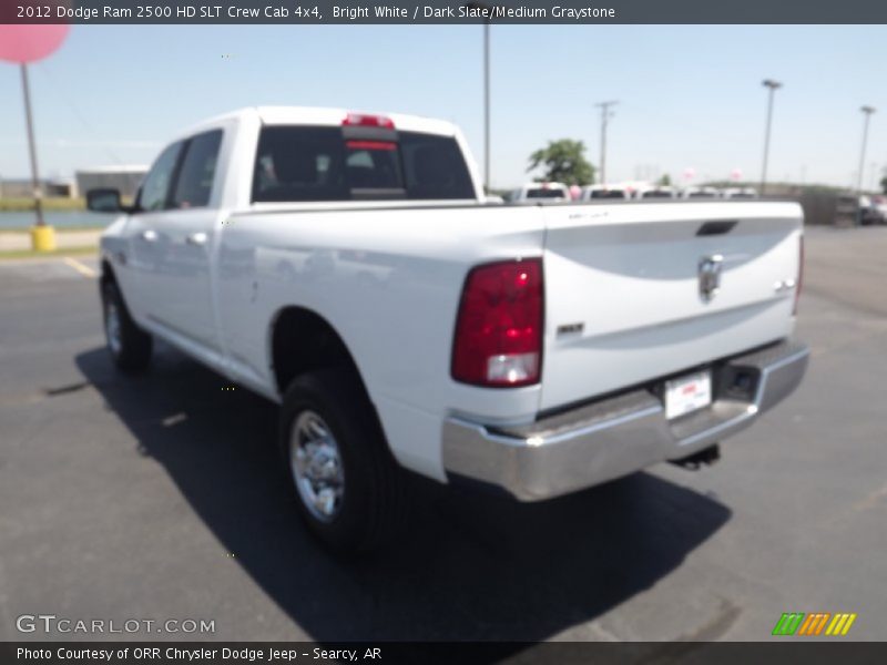 Bright White / Dark Slate/Medium Graystone 2012 Dodge Ram 2500 HD SLT Crew Cab 4x4