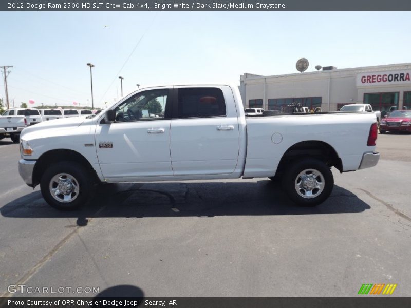 Bright White / Dark Slate/Medium Graystone 2012 Dodge Ram 2500 HD SLT Crew Cab 4x4