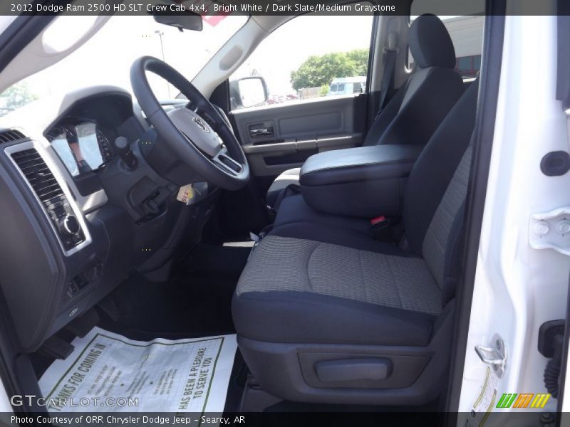 Bright White / Dark Slate/Medium Graystone 2012 Dodge Ram 2500 HD SLT Crew Cab 4x4