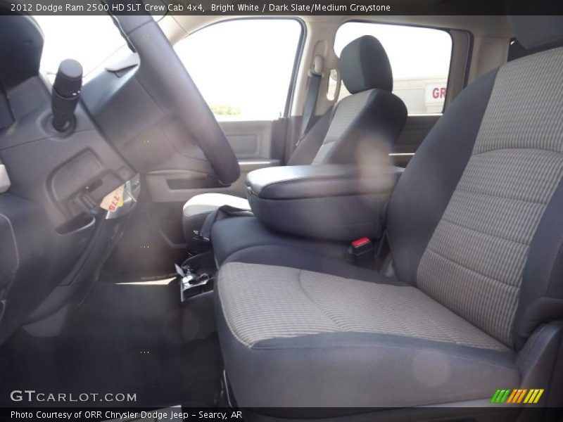 Bright White / Dark Slate/Medium Graystone 2012 Dodge Ram 2500 HD SLT Crew Cab 4x4