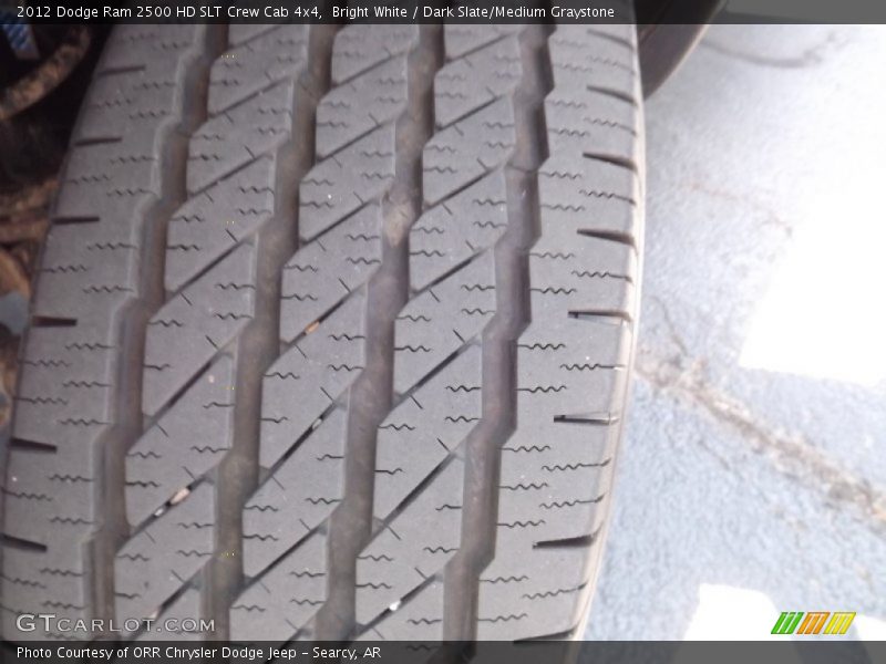 Bright White / Dark Slate/Medium Graystone 2012 Dodge Ram 2500 HD SLT Crew Cab 4x4