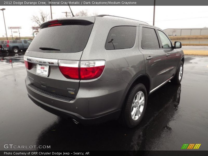 Mineral Gray Metallic / Dark Graystone/Medium Graystone 2012 Dodge Durango Crew