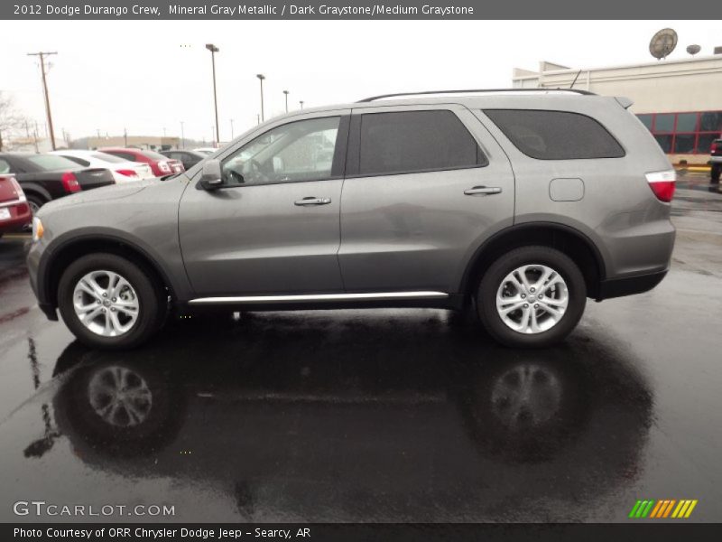Mineral Gray Metallic / Dark Graystone/Medium Graystone 2012 Dodge Durango Crew