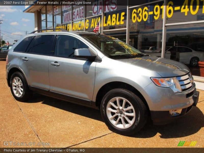 Pewter Metallic / Medium Light Stone 2007 Ford Edge SEL