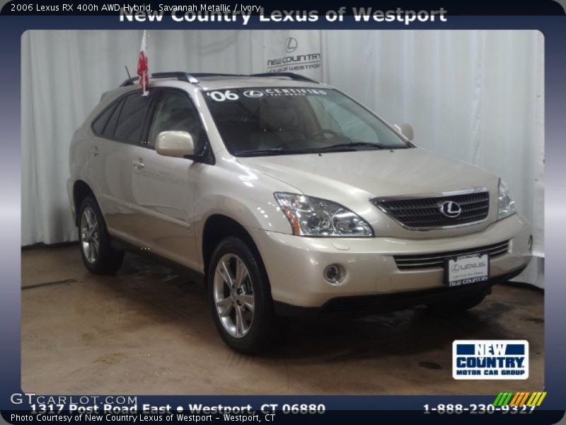 Savannah Metallic / Ivory 2006 Lexus RX 400h AWD Hybrid