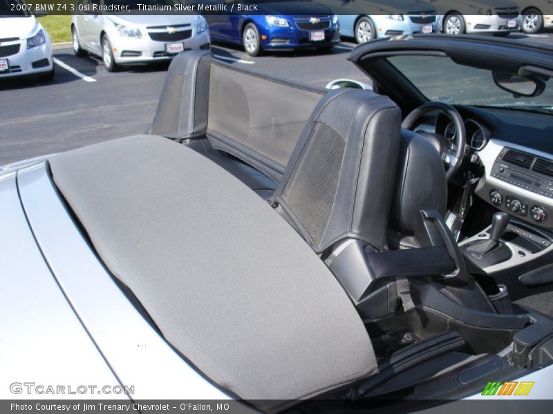 Titanium Silver Metallic / Black 2007 BMW Z4 3.0si Roadster