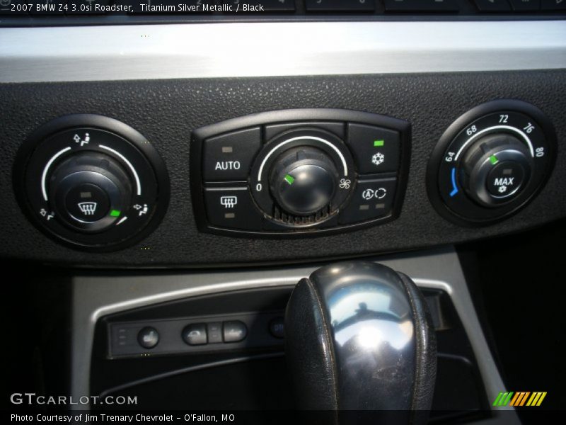 Titanium Silver Metallic / Black 2007 BMW Z4 3.0si Roadster