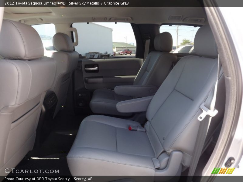 Silver Sky Metallic / Graphite Gray 2012 Toyota Sequoia Limited 4WD