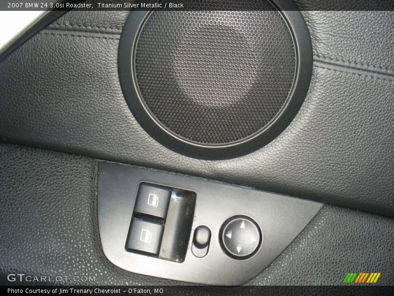 Titanium Silver Metallic / Black 2007 BMW Z4 3.0si Roadster