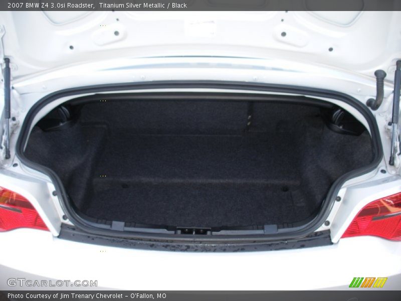 Titanium Silver Metallic / Black 2007 BMW Z4 3.0si Roadster