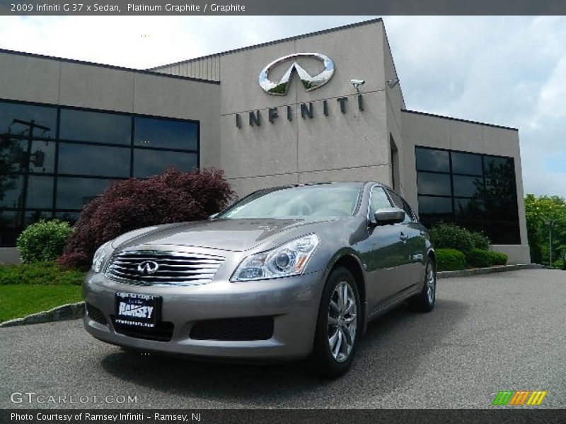 Platinum Graphite / Graphite 2009 Infiniti G 37 x Sedan