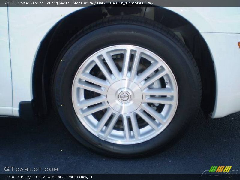 Stone White / Dark Slate Gray/Light Slate Gray 2007 Chrysler Sebring Touring Sedan
