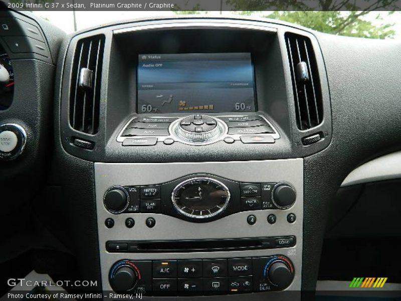 Platinum Graphite / Graphite 2009 Infiniti G 37 x Sedan