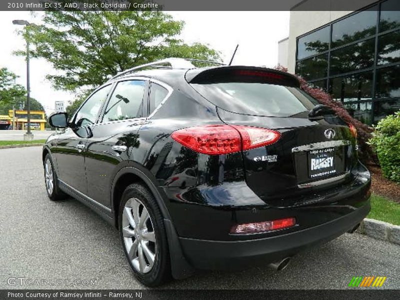 Black Obsidian / Graphite 2010 Infiniti EX 35 AWD