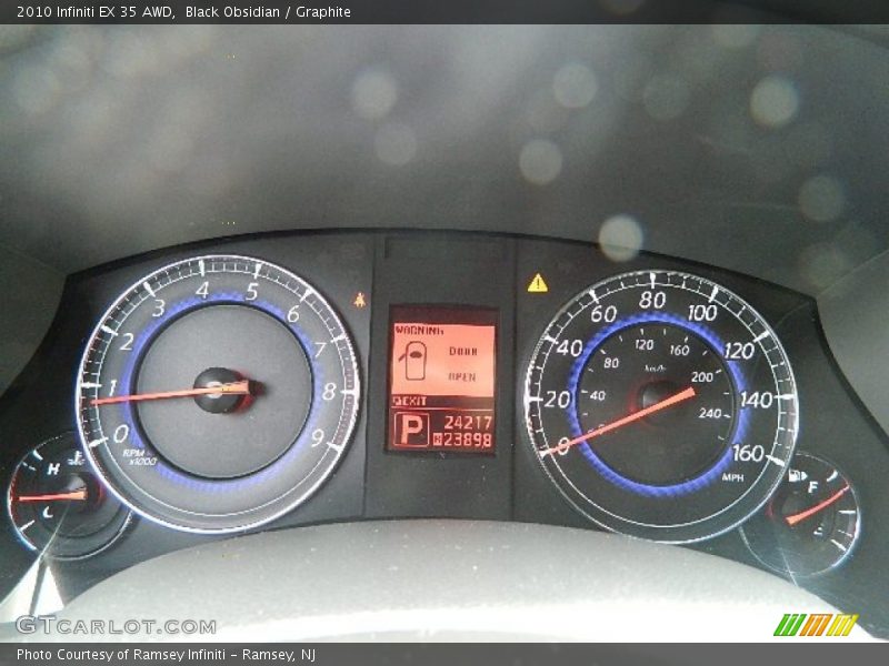 Black Obsidian / Graphite 2010 Infiniti EX 35 AWD
