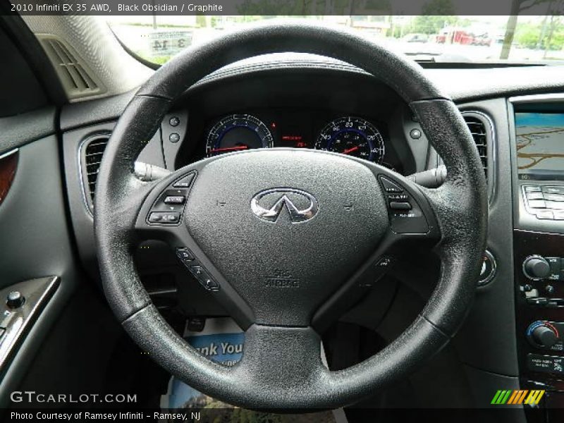 Black Obsidian / Graphite 2010 Infiniti EX 35 AWD