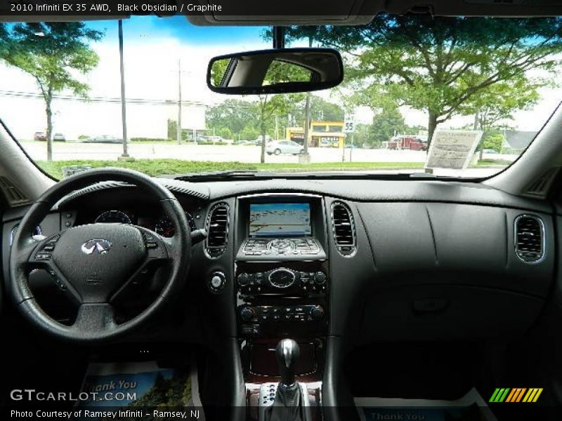 Black Obsidian / Graphite 2010 Infiniti EX 35 AWD