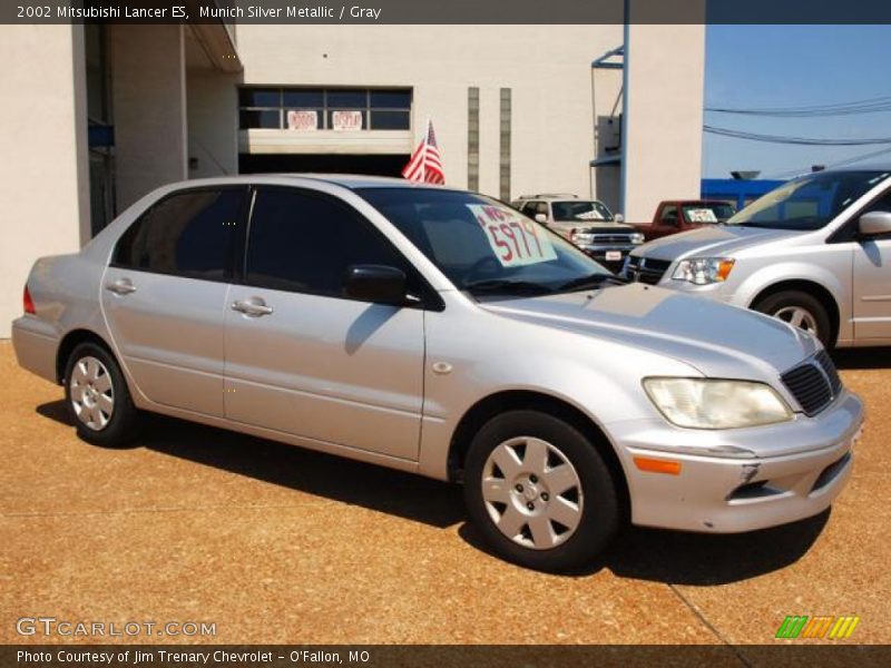 Munich Silver Metallic / Gray 2002 Mitsubishi Lancer ES