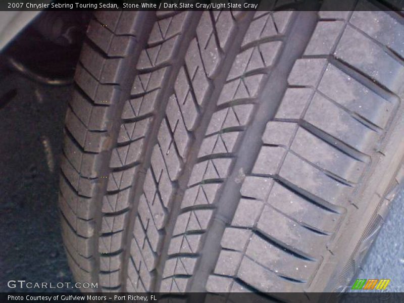 Stone White / Dark Slate Gray/Light Slate Gray 2007 Chrysler Sebring Touring Sedan