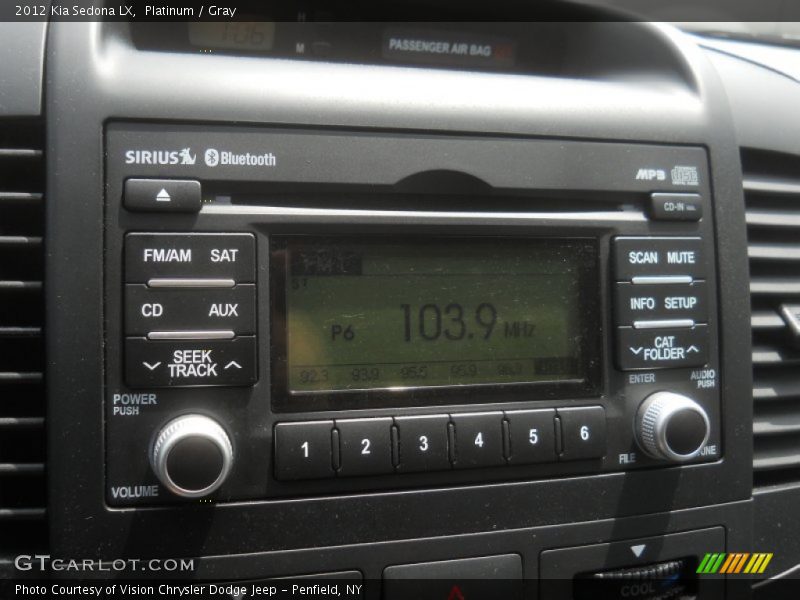 Platinum / Gray 2012 Kia Sedona LX