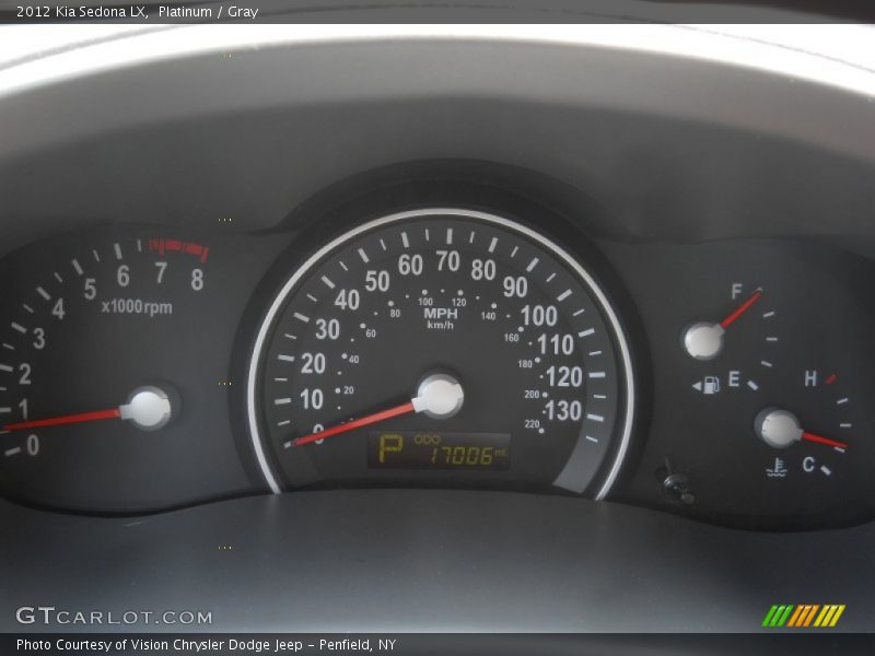 Platinum / Gray 2012 Kia Sedona LX