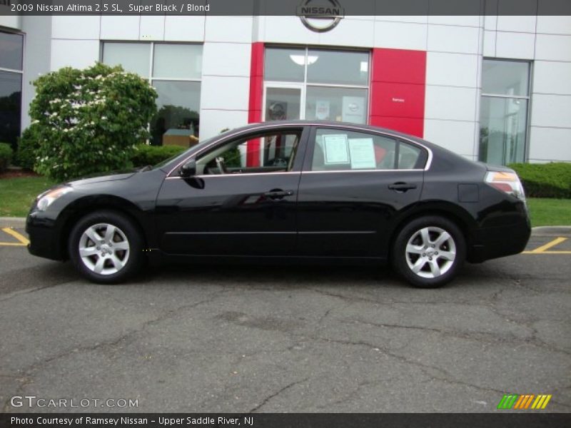 Super Black / Blond 2009 Nissan Altima 2.5 SL