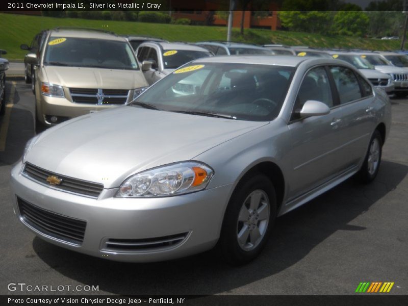 Silver Ice Metallic / Gray 2011 Chevrolet Impala LS