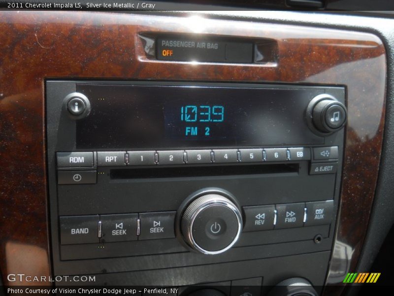 Silver Ice Metallic / Gray 2011 Chevrolet Impala LS