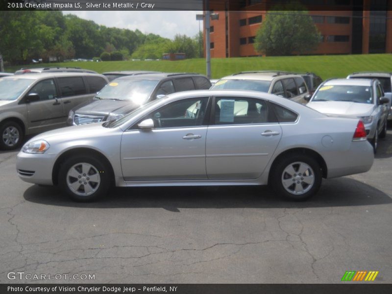 Silver Ice Metallic / Gray 2011 Chevrolet Impala LS