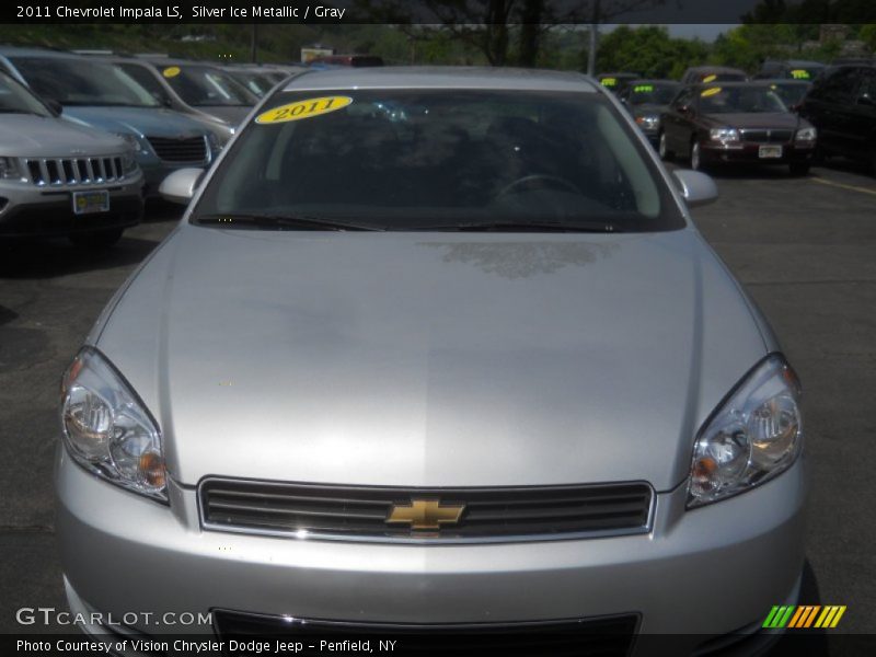 Silver Ice Metallic / Gray 2011 Chevrolet Impala LS