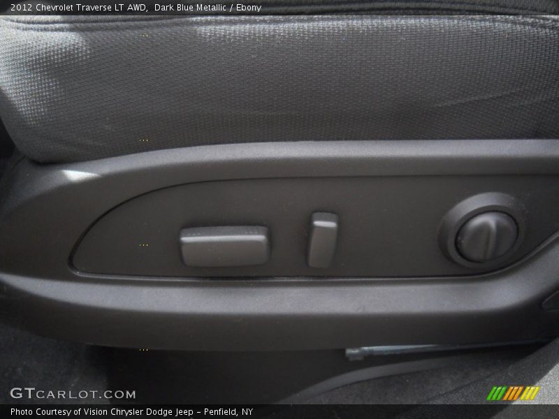 Dark Blue Metallic / Ebony 2012 Chevrolet Traverse LT AWD