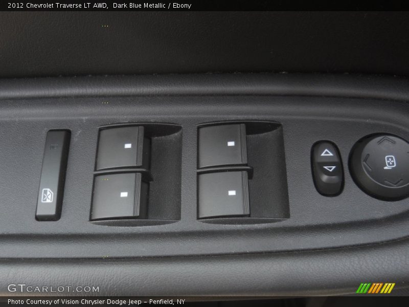 Dark Blue Metallic / Ebony 2012 Chevrolet Traverse LT AWD