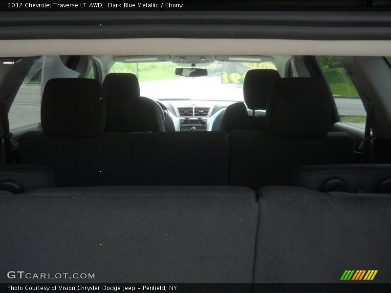 Dark Blue Metallic / Ebony 2012 Chevrolet Traverse LT AWD
