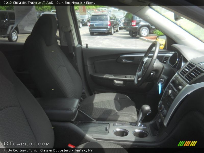 Dark Blue Metallic / Ebony 2012 Chevrolet Traverse LT AWD