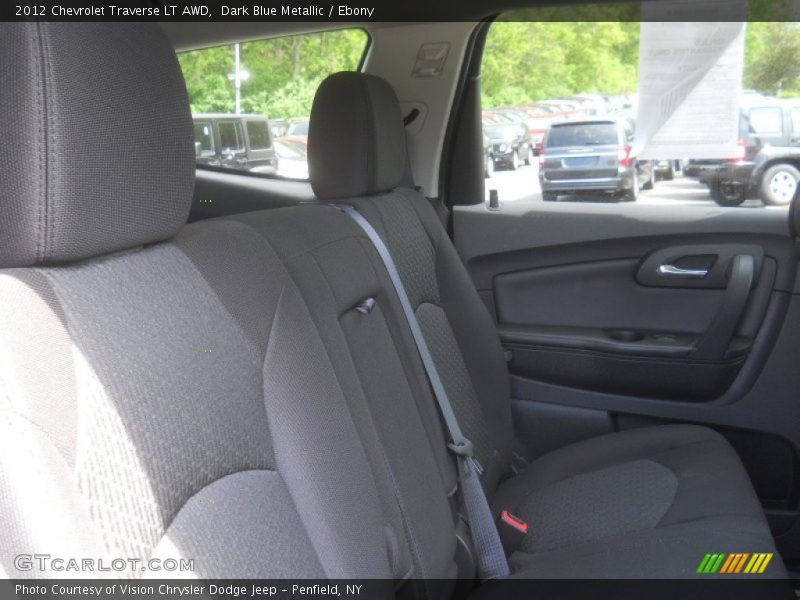 Dark Blue Metallic / Ebony 2012 Chevrolet Traverse LT AWD