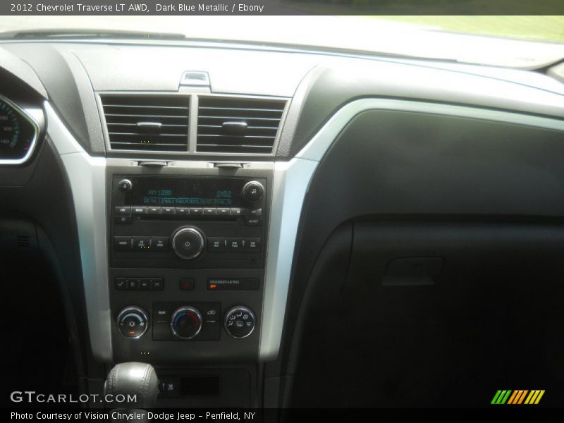 Dark Blue Metallic / Ebony 2012 Chevrolet Traverse LT AWD