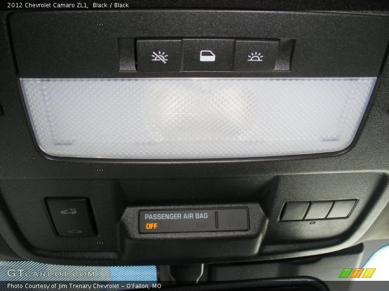 Controls of 2012 Camaro ZL1