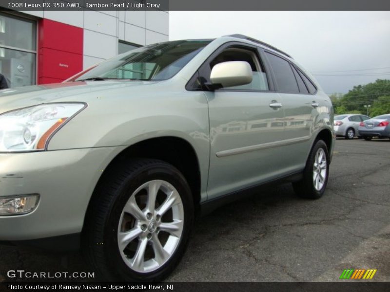 Bamboo Pearl / Light Gray 2008 Lexus RX 350 AWD