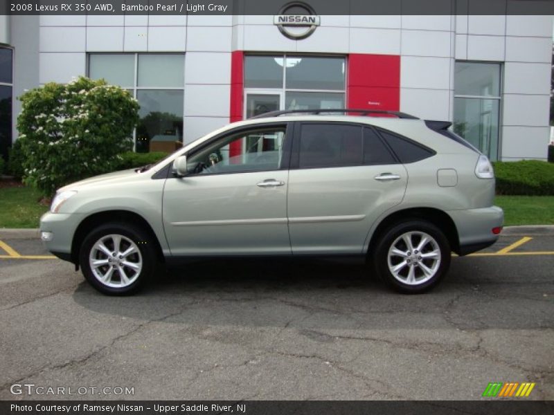 Bamboo Pearl / Light Gray 2008 Lexus RX 350 AWD