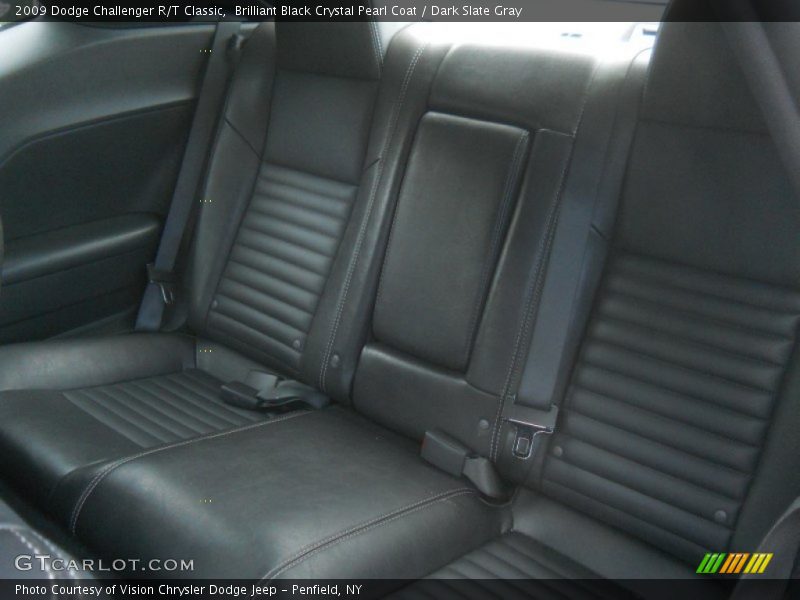 Brilliant Black Crystal Pearl Coat / Dark Slate Gray 2009 Dodge Challenger R/T Classic