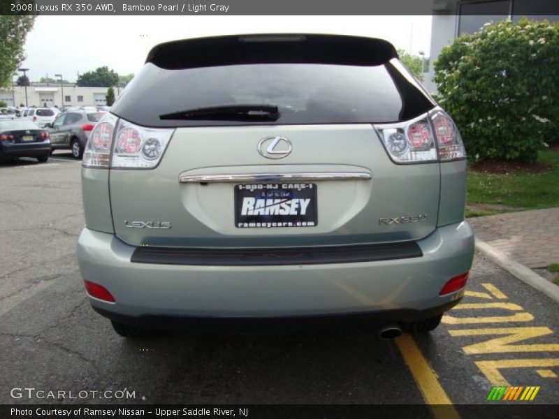 Bamboo Pearl / Light Gray 2008 Lexus RX 350 AWD