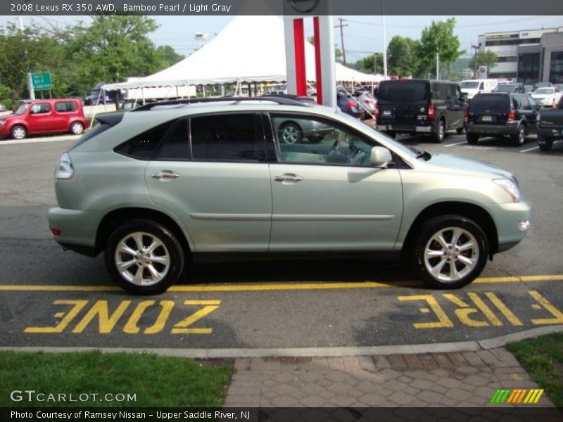 Bamboo Pearl / Light Gray 2008 Lexus RX 350 AWD