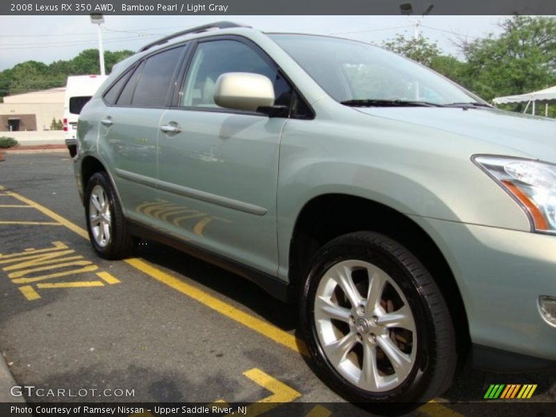 Bamboo Pearl / Light Gray 2008 Lexus RX 350 AWD