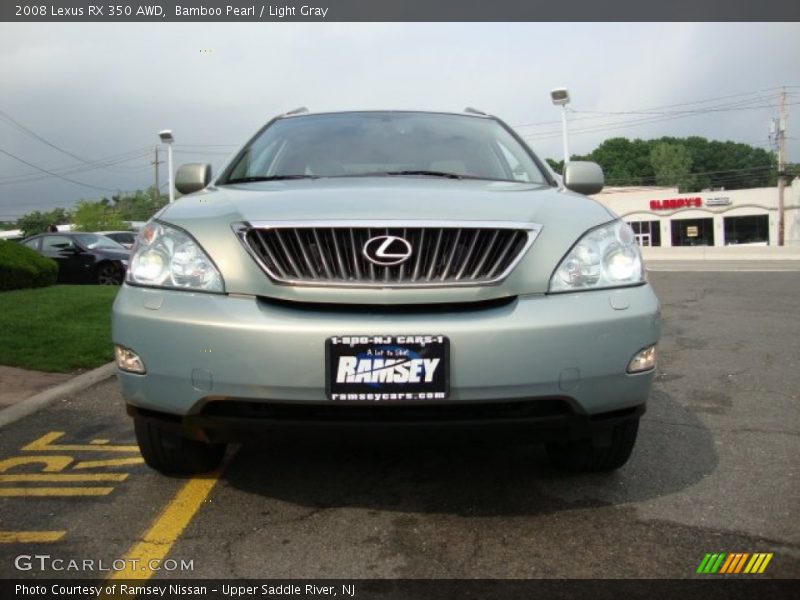 Bamboo Pearl / Light Gray 2008 Lexus RX 350 AWD