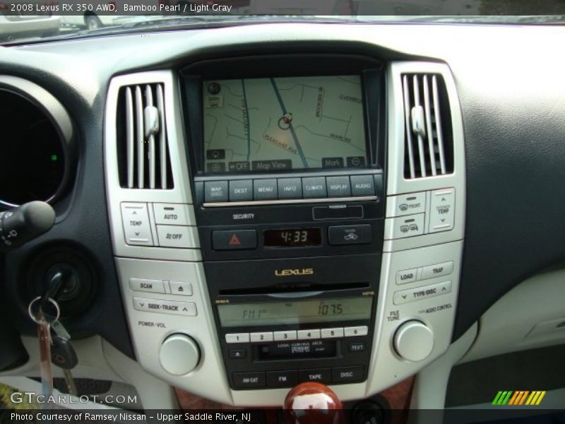 Bamboo Pearl / Light Gray 2008 Lexus RX 350 AWD