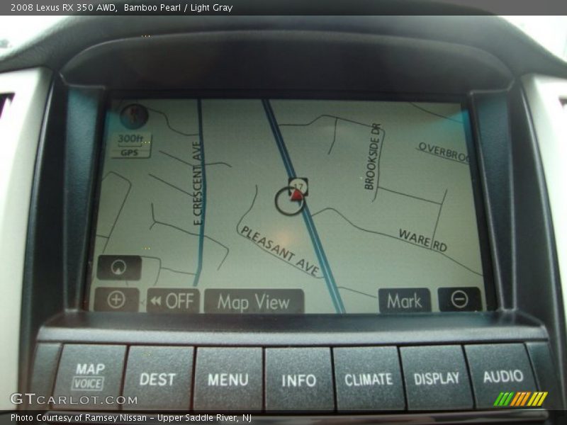 Bamboo Pearl / Light Gray 2008 Lexus RX 350 AWD