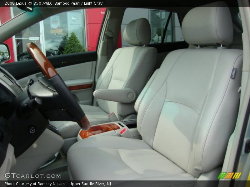Bamboo Pearl / Light Gray 2008 Lexus RX 350 AWD