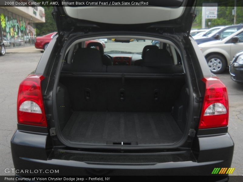 Brilliant Black Crystal Pearl / Dark Slate Gray/Red 2008 Dodge Caliber R/T AWD