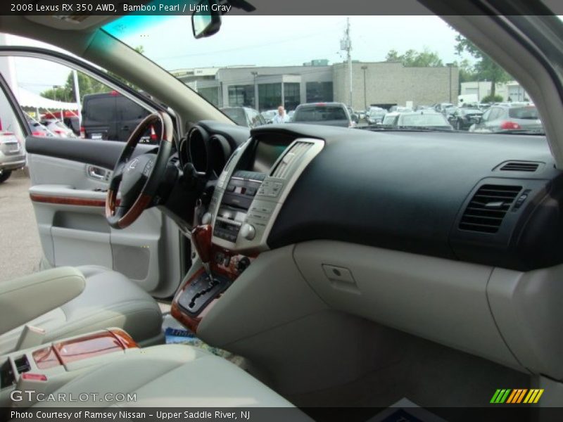 Bamboo Pearl / Light Gray 2008 Lexus RX 350 AWD