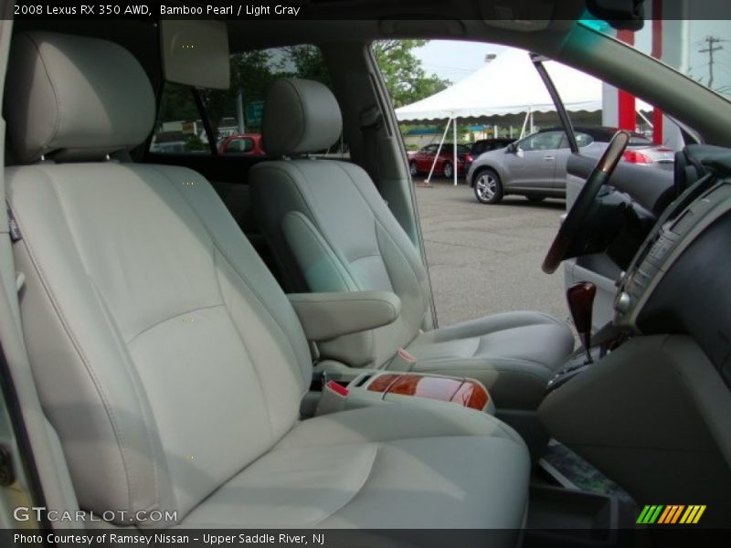 Bamboo Pearl / Light Gray 2008 Lexus RX 350 AWD
